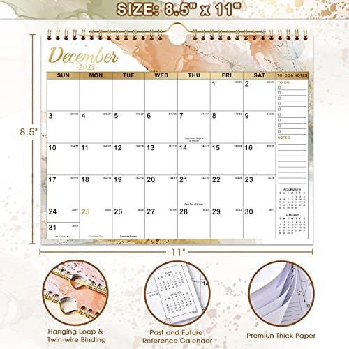 Календар 2023-2024 - Стенен календар на 2023-2024 години, Настолен Календар с ЮЛИ 2023 г. до ДЕКЕМВРИ 2024