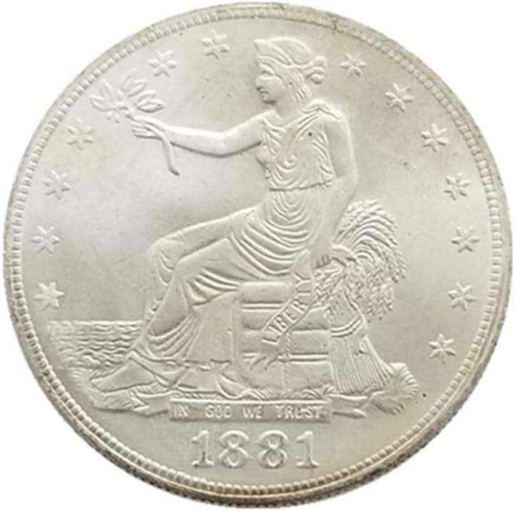 Старинни Занаяти Американски монети от 1881-P Чуждестранни Възпоменателни Монети, Сребърни Долара