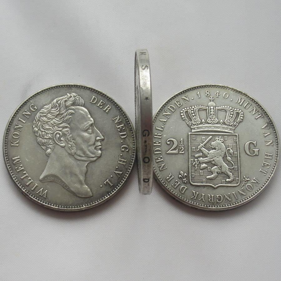 Възпоменателна монета в 2½ холандски гулден 1840 г., Копие от Чуждестранна Възпоменателни монети