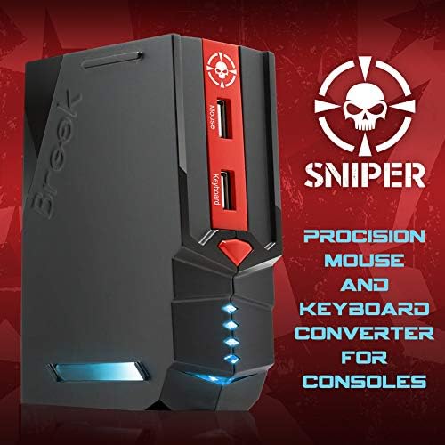Brook Sniper Конвертор на мишката и клавиатурата, за PS4, професионален контролер FPS Adapter за PS4 PS3 Xbox One Switch