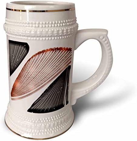 Триизмерно изображение на Три мивки В черно-кафяв модерен дизайн - чаша за стейна на 22 унция (stn-362921-1)