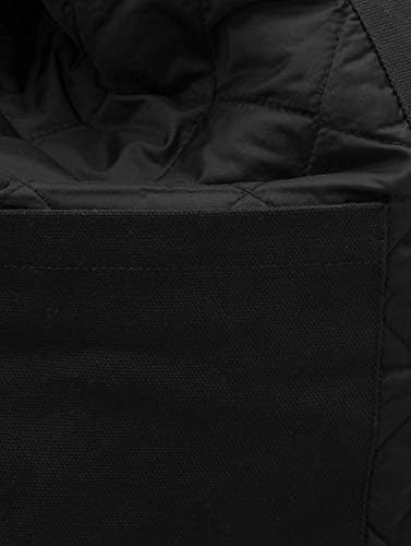 Работно облекло Шеги: Мъжки Черен Памучен Яке с качулка на патешки лигавицата TJ718 BK