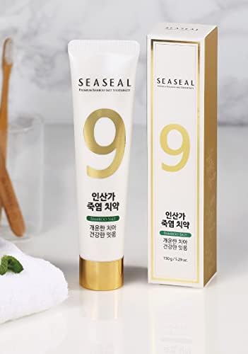 Паста за зъби Seaseal Bamboo Salt с добавянето на корейската бамбукова сол №1 9, за да се предотврати възпаление на