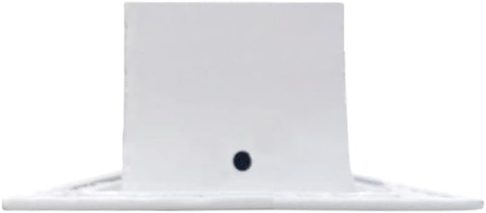 BUILDMART - 18 Линейно Тесен дифузер - (1 слот) С един слот - Бяло Декоративно отдушник - Модерна Вентилационна покриване