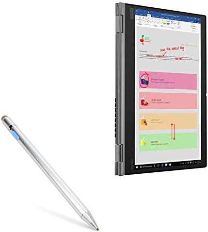 Стилус BoxWave, който е съвместим с Lenovo ThinkPad L390 Yoga (13,3 инча) (Стилус от BoxWave) - AccuPoint Active Stylus, Електронен