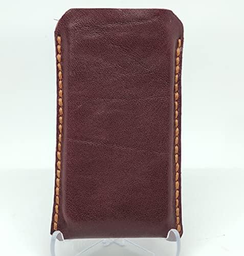 Чанта-кобур от естествена кожа за Oppo Reno 5G, Калъф за вашия телефон ръчна изработка от естествена кожа, Изработен