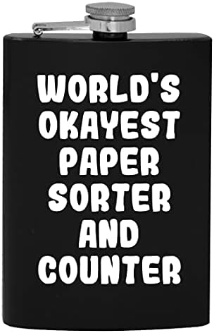 Най-подходящ в света сортировач хартия и брояч - 8 грама, фляжка за алкохол
