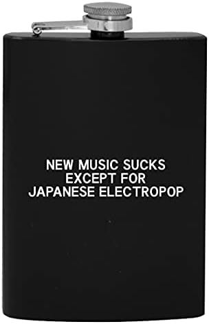 Нова Музика Гадно, с Изключение На японския Электропопа - 8 унции на Хип-Хоп-Флакони С Алкохол