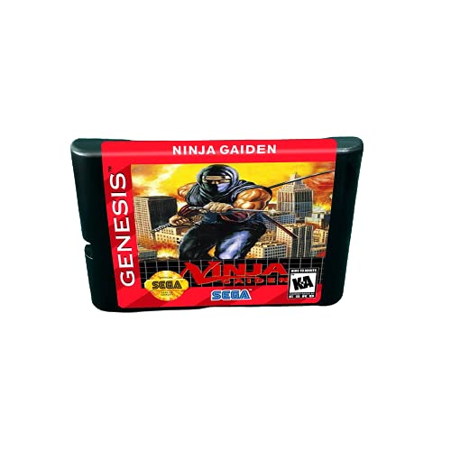 Aditi Ninja Gaiden - 16-битов игри касета MD конзола За MegaDrive Genesis (калъф за САЩ и ЕС)