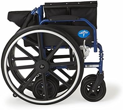 Hybrid инвалидна количка Medline + Превозно стол с Подвижни подлакътници на дължина до масата и откидывающимися подкрепа за крака, седалка 18 см