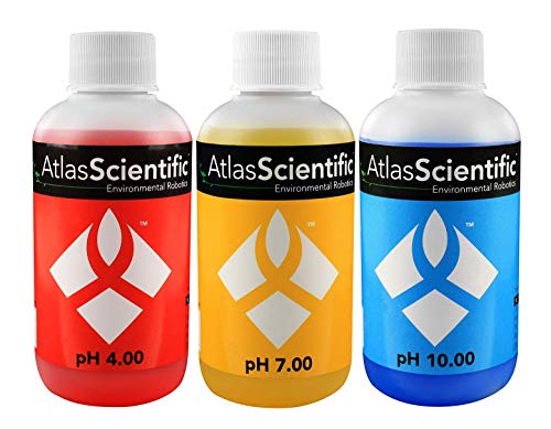 Калибровочный хоросан Atlas Scientific pH 4,00, 7.00 и 10,00 125 мл - 4 унция (опаковка от 3 броя)