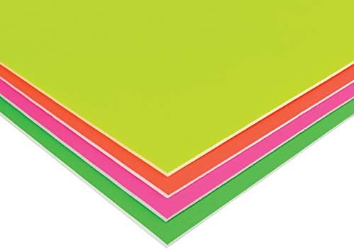 Пенопластовая дъска UCreate, 6 Различни цветове, Матова повърхност, 20 x 30, 12 Листа