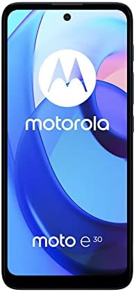 Смартфон Motorola Moto e30 с две SIM-карти, 32 GB ROM + 2 GB RAM (само GSM | Без CDMA), отключени от завода 4G / LTE (Digital Blue) - Международната версия
