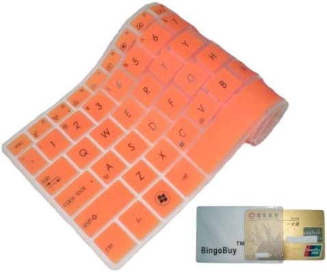 BingoBuy Полуоранжевый Ултра-защитен калъф за клавиатура от мек силикон с подсветка за HP CQ43, CQ57, CQ58, G6-1 series,