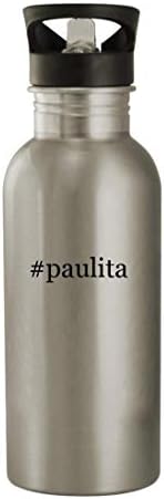Подаръци Дрънкулки paulita - Бутилка за Вода от Неръждаема Стомана, 20 грама, Сребриста