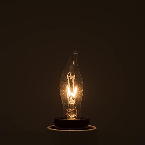 Лампа с нажежаема жичка Bulbrite CA5 Candelabra С Винтовым основа (E12), 7,5 W, Бистра