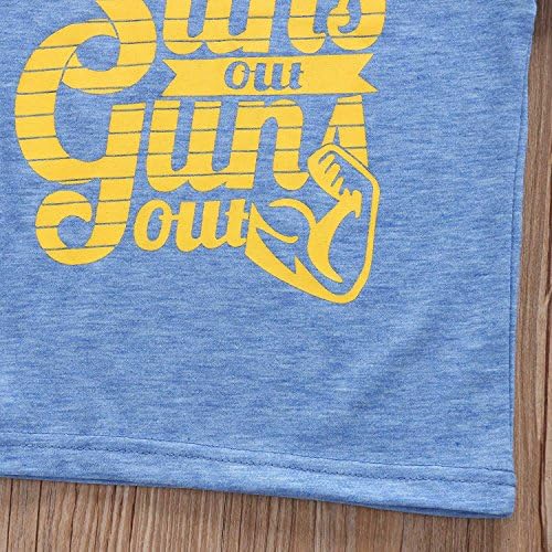 За малки Момчета Сън Out, Guns Out Риза Без ръкави, Тениска без сън
