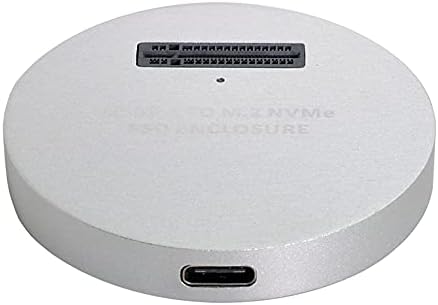 Xiwai USB 3.1 USB-C за да се свържете с NVME M-Key M. 2 NGFF SSD с външния адаптер PCBA Conveter вертикален тип (бял)