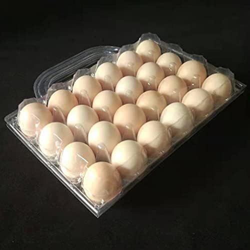 DOITOOL 5 бр. Кутия За съхранение на Яйца и Пластмасови Портативна За Къмпинг, Контейнер За Превоз на 24 Яйца,