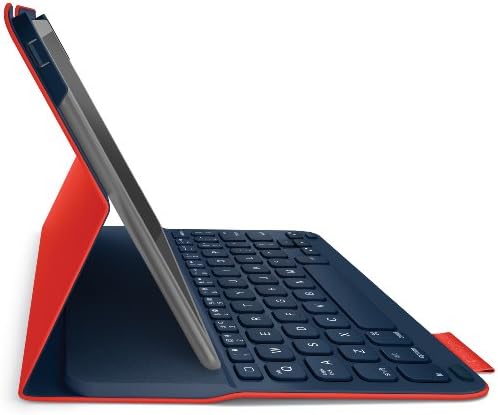 Ультратонкая клавиатура Logitech Folio за iPad 5, Mars Red Orange