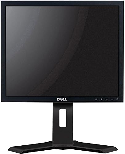 17 Въртящ се LCD монитор Dell 1708FPb DVI USB-възел (сребърно / черно) - завърта в портретна или пейзажна ориентация!