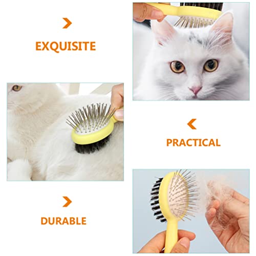 Инструмент за премахване на косата Ipetboom Гребен за домашни любимци, Четка За грижа за котки, Кучета, Самоочищающаяся