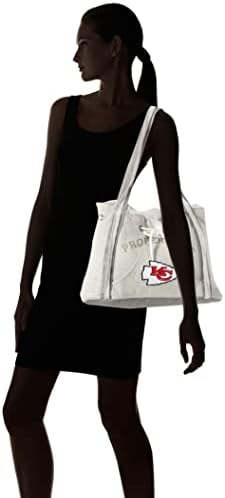 Чанта с качулка Littlearth womens NFL Atlanta Соколи, Сиво, 9,5 x 15,5 x 4
