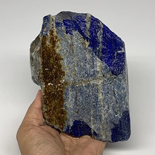 2005 Грама, 6,5 x4.8x3.2, Образци на естествени необработени кристали, лазурит от Афганистан, B21467