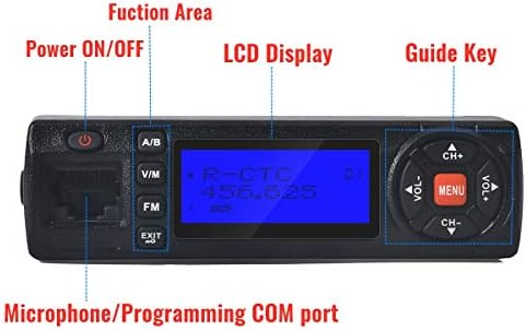 HYS двойна лента Автомобили Мини-Радиостанцията на мобилна Радио VHF UHF Малка Двупосочен радио, Съвместимо с Фиксирующей