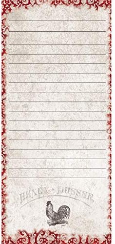 Мини бележник за вземане на списък Lang Cardinal Rooster, малък, МНОГОФУНКЦИОНАЛЕН (4005196)