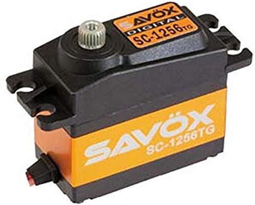 Стандартен цифров серво Savox SC-1256TG с титанов щанга с редуктор висок въртящ момент