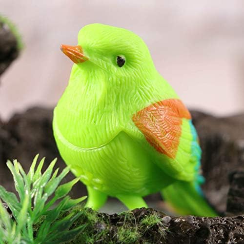 NUOBESTY Забавни Играчки 12шт Фалшиви Птица Изкуствени Птици Занаят Птици Щебечущие Цветни Звуците на Птичи