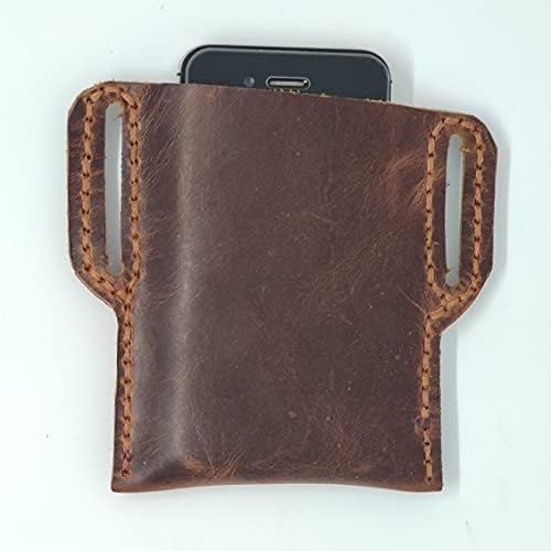 Чанта-кобур от естествена кожа за Huawei Капитан 30 Pro 5G, Калъф за вашия телефон ръчна изработка от естествена кожа, Изработен по поръчка Кожен Калъф-чанта за носене със