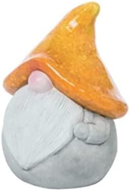 Колекция Bridge Малка фигурка на Циментов Елф в Цветна шапка (оранжева)
