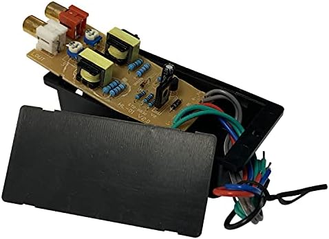 Адаптер VOYZ с високо нисък импеданс -Адаптер за преобразуване на линеен изход RCA автомобилни аудио системи с регулируем регулатор на ниво - Работи с автомобилен усил