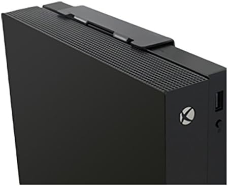 Монтиране на стена Pandaren, съвместимо с затваряне на Xbox One X (модел 4K), Поставка с 1 бр. силиконов капак на контролера