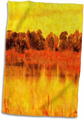 3. Импресионизъм Рози Флорен - Есента на езерото - Кърпи (twl-11418-1)