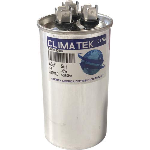 През цялата кондензатор ClimaTek - подходящ за Luxaire # 1499-490 1499-4901 | 45/5 icf MFD 370/440 Волта променлив ток
