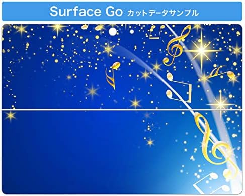 стикер igsticker за Microsoft Surface Go/Go 2 Ультратонкая Защитен Стикер за тялото Skins 006821 Забележка Зелен Синьо