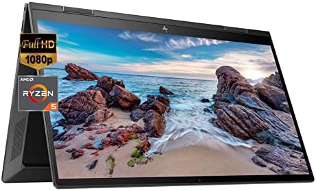 2022 най-Новият лаптоп HP Envy X360 2-в-1 с 15.6-инчов сензорен екран FHD с 6-ядрен процесор AMD Ryzen 5 5625U (Beat