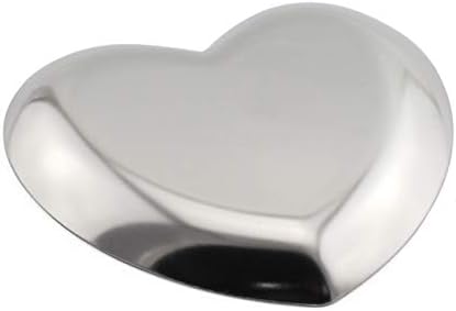 JCBIZ 1 Бр. Сребро Луксозна Метална Тава За Съхранение На Бижута Във Формата На Сърце, Тава За Показването На