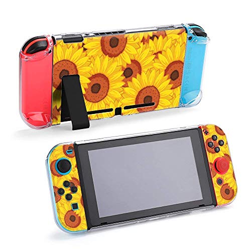 Калъф за Nintendo Switch, Набор от пет предмети със Слънчогледи, Защитен Калъф, Аксесоари за Игралната конзола Switch