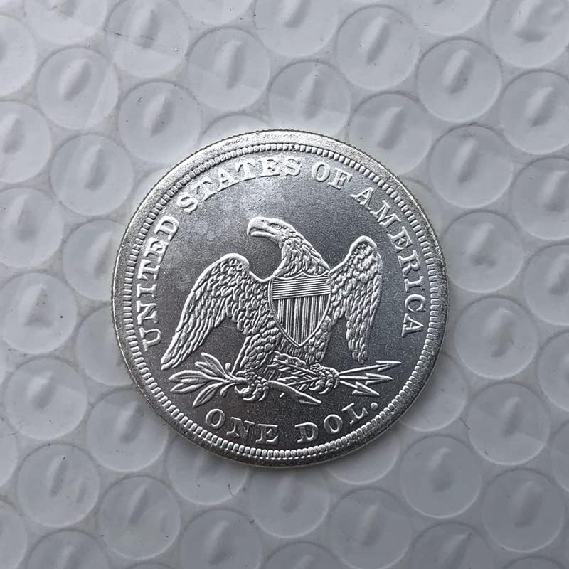 1866 Американски Монети, Месинг Със Сребърно Покритие, Монети Старинни Занаяти Чуждестранни Възпоменателни Монети