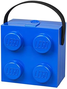 Кутия за закуска Lego 40240602 с дръжка, ярко-синя