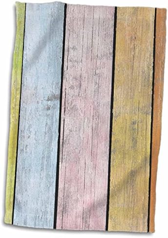 3 Лежеше Вертикални дървени свине В Аквамариновых, лилави, жълти и зелени кърпи (twl-215541-3)