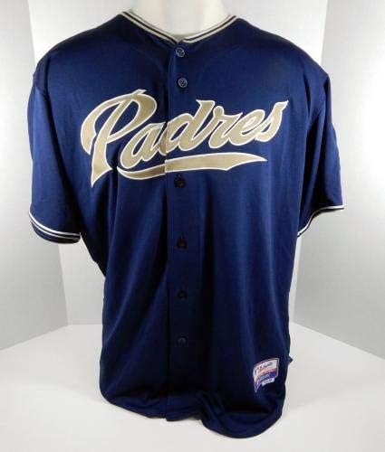Сан Диего Падрес Кени Бо 34 Публикувано В играта тъмно синя риза - Използваните в играта тениски MLB