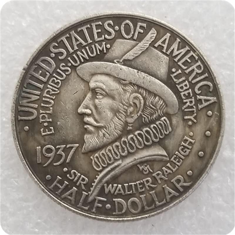 QINGFENG Старинни Занаяти Американски Полдоллара R Сребърен Долар Занаяти Айде Колекция от монети