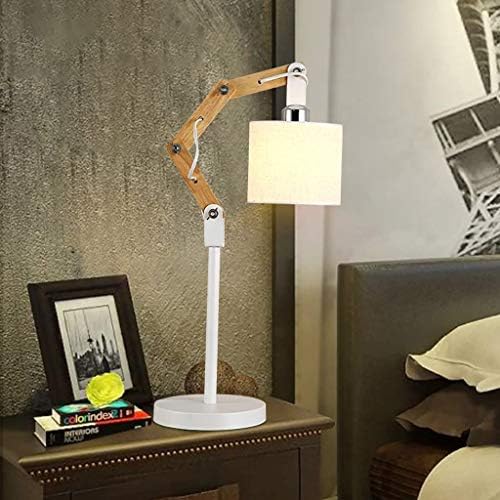 Лампа Проста скандинавска изследователска Студио Творчески ковано желязо Лампи Офис настолна лампа Настолна лампа за Спални