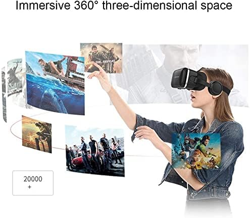 Слушалки MXJCC VR, което е съвместимо с вашия телефон Android - Универсални очила за виртуална реалност -