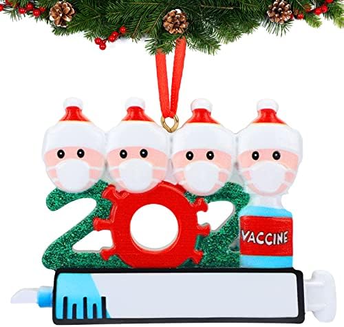 персонални Семейни Коледни Украси windwhisper 2021, Коледни Украси за Семейство от 4 души, Креативни Подаръци за Нов дом,